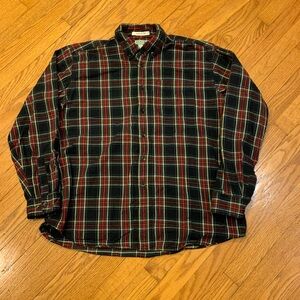 Vintage Y2K 2000s L.L. Bean Button Long Sleeve Flannel Shirt